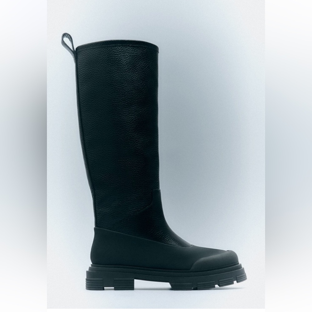 Zara mid calf new boots 7.5